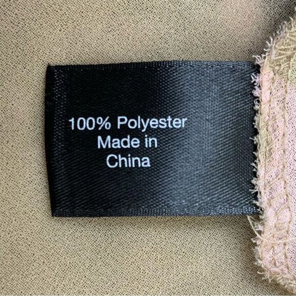 Lane Bryant Boho Floral V-neck Sheer Tan Long Sleeves Peplum Top - Picture 9 of 11